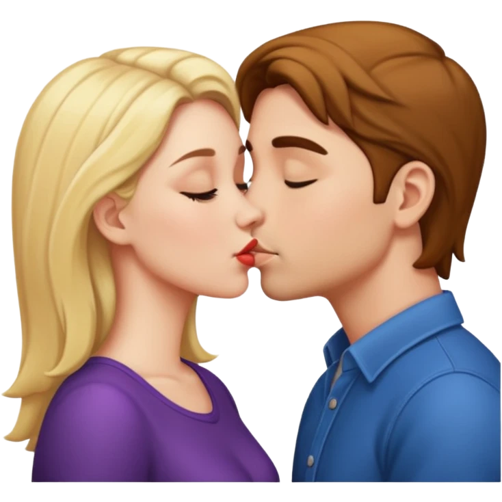 cute kissing  emoji