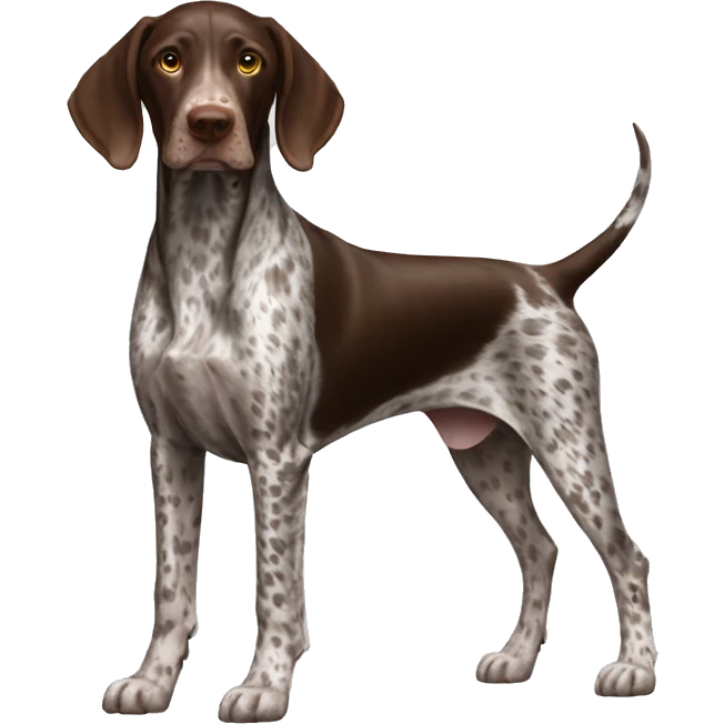 German Shorthaired Pointer Dog Breed Full Body emoji