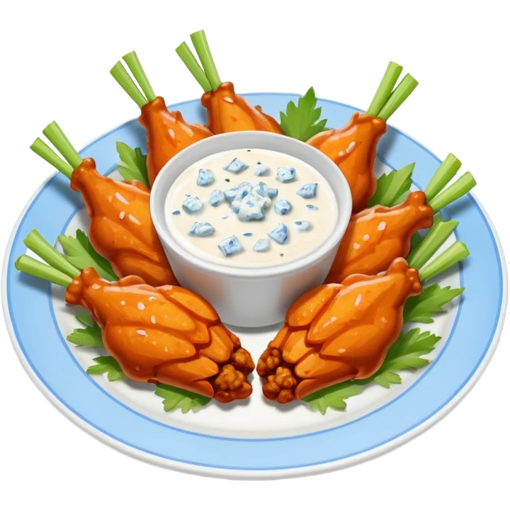 buffalo chicken wings emoji