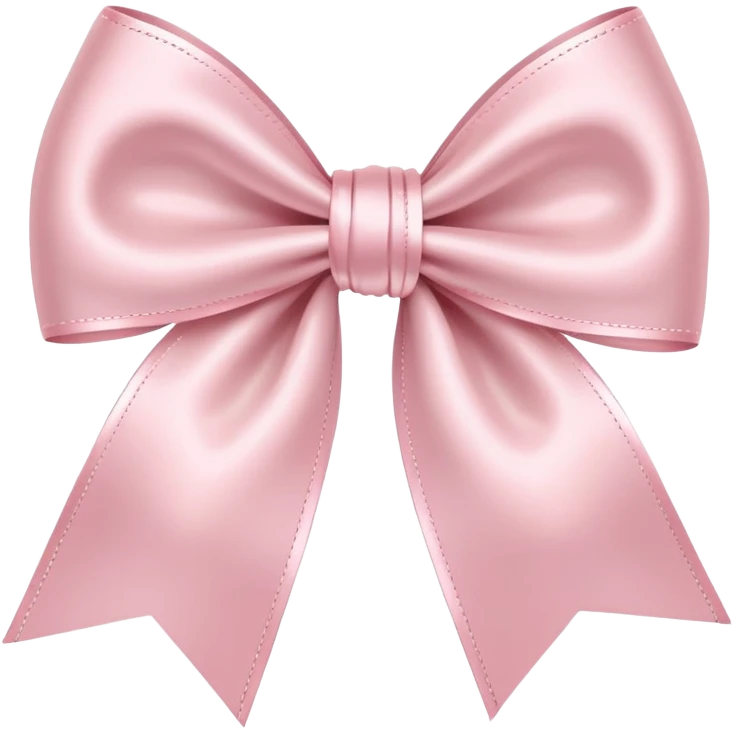 Light pink bow emoji