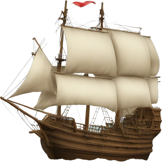 merchant ship XVII century emoji