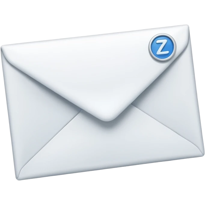 Letter with stamp on it emoji