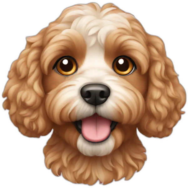 cavapoo dog emoji