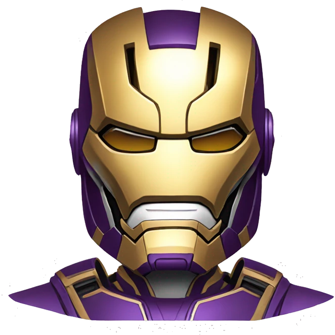 Iron Man as Thanos emoji