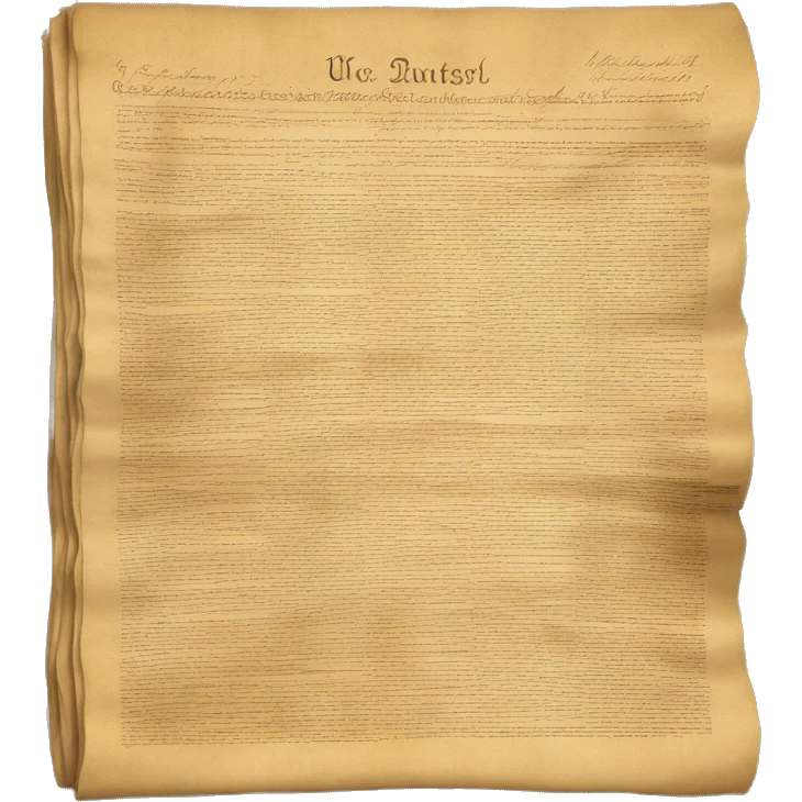 United States constitution emoji