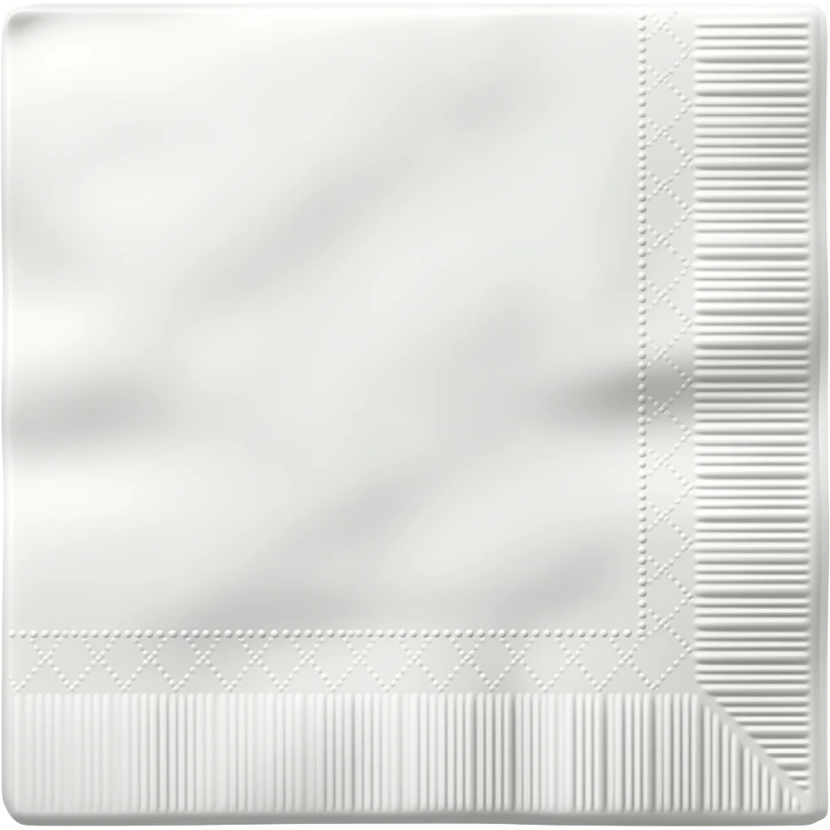 Paper napkin emoji