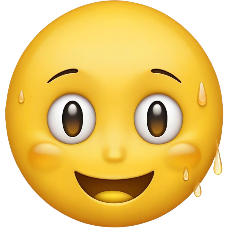 Emoji with smile and cry emoji