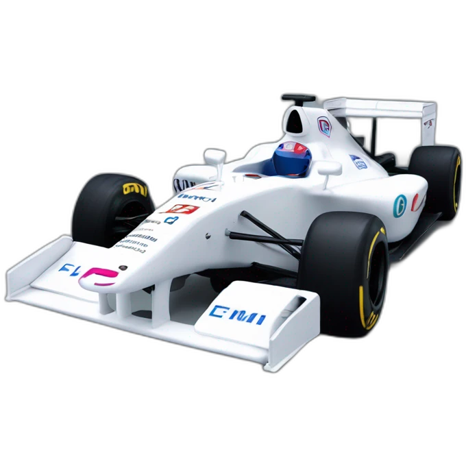 Formule 1 car williams emoji