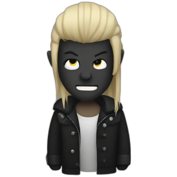 black metal guy emoji