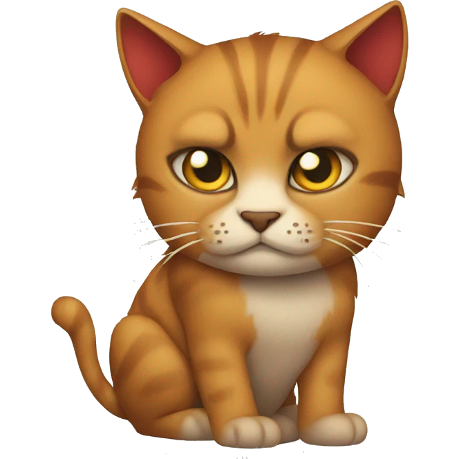 Hell cat emoji