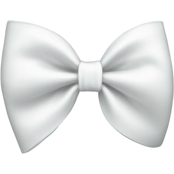 White bow emoji