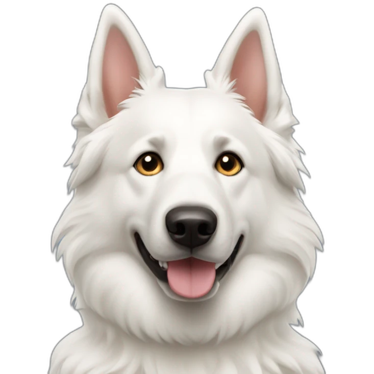 white-swiss-shepherd-dog emoji