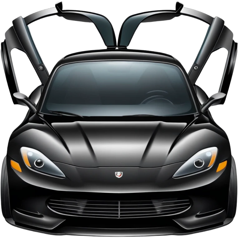 Sports car Black  emoji