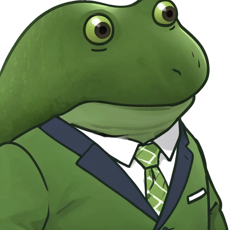 bufo in a japanese suit emoji