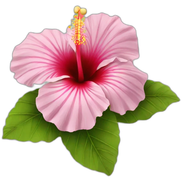 Hibiscus fleur emoji