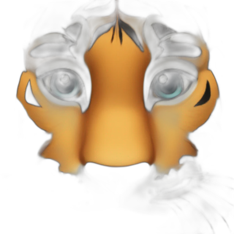 tiger kissy face emoji