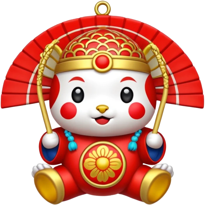 Amuleto de la suerte japonés  emoji