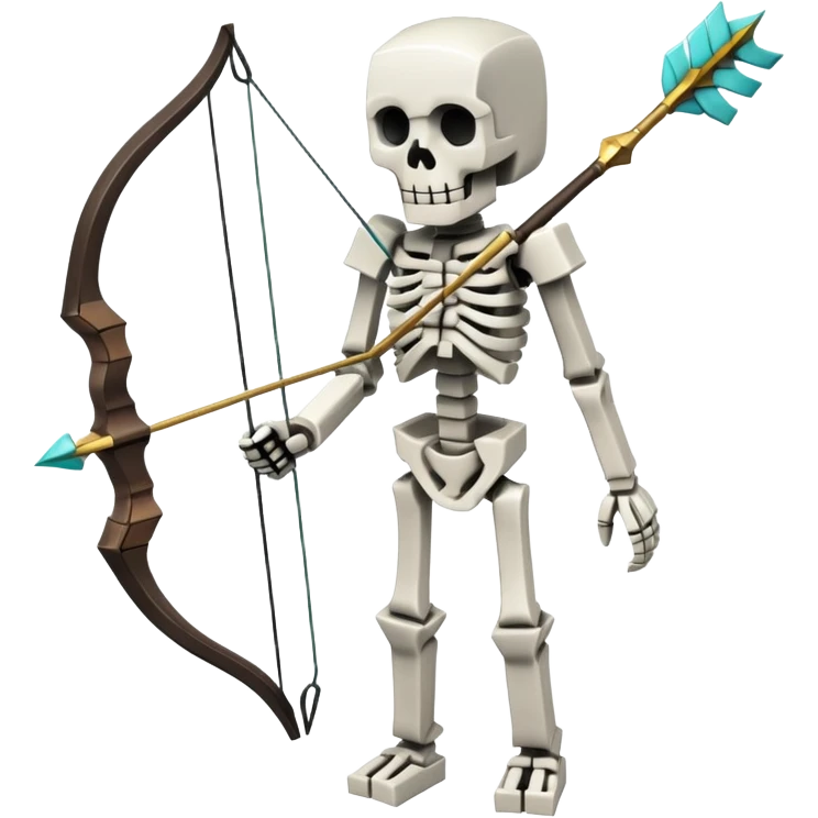 Minecraft skeleton emoji
