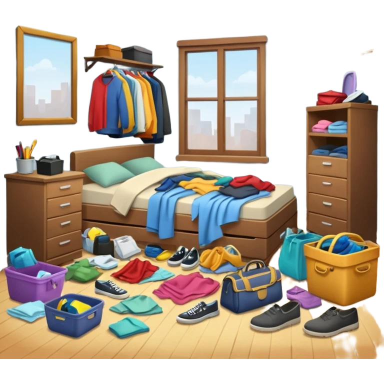 messy room emoji
