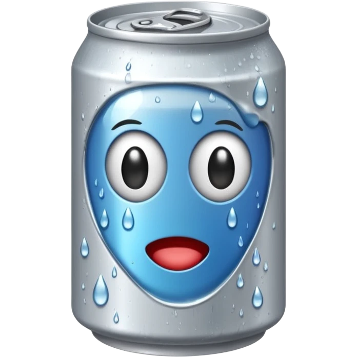 soda can without any face. emoji