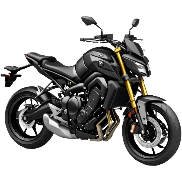 Yamaha MT09 motorcycle emoji