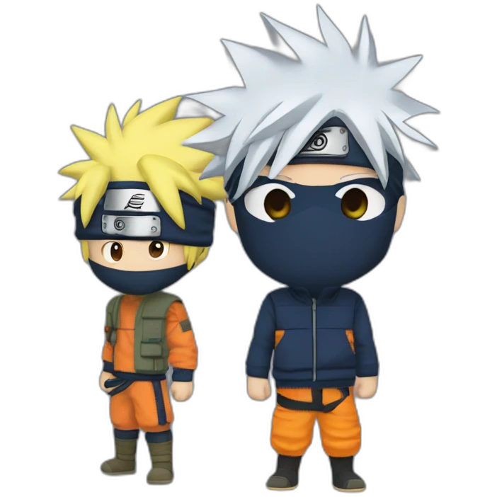 Kakashi et Naruto emoji