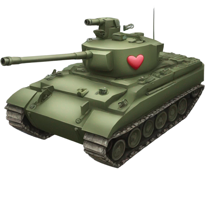 Tank in love emoji