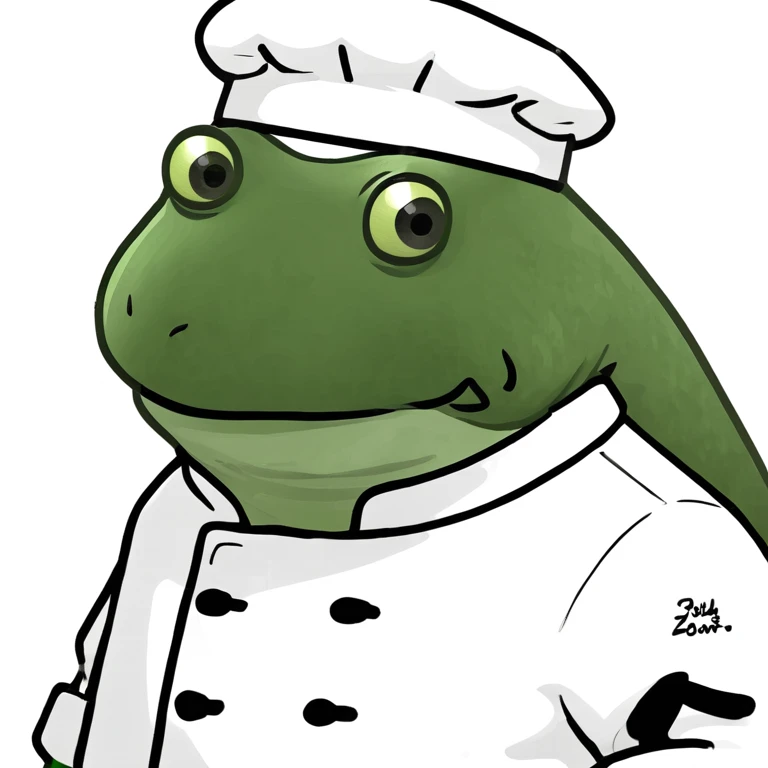 bufo in a chef coat emoji