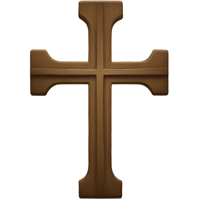 a cross emoji