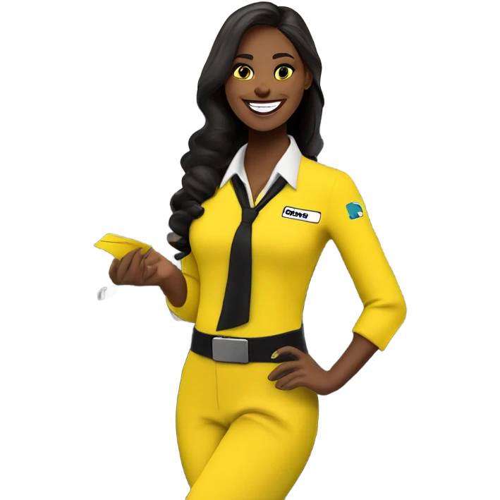 Spirit airlines flight attendant  emoji