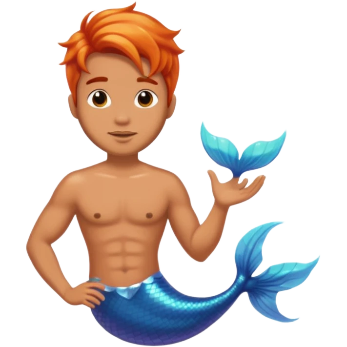 man  mermaid 
 emoji
