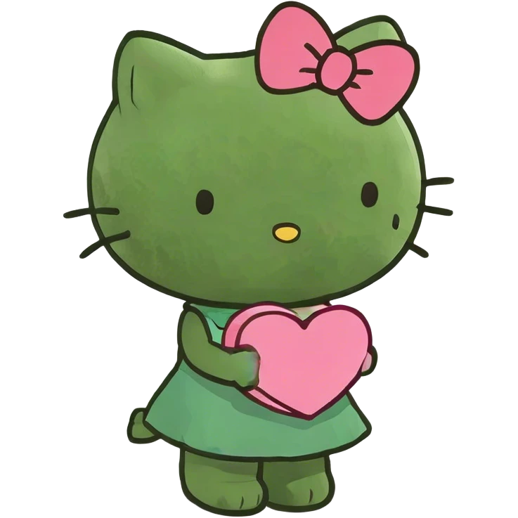The cutest regular hello kitty ever emoji