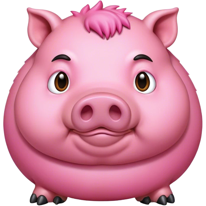 fat hog emoji