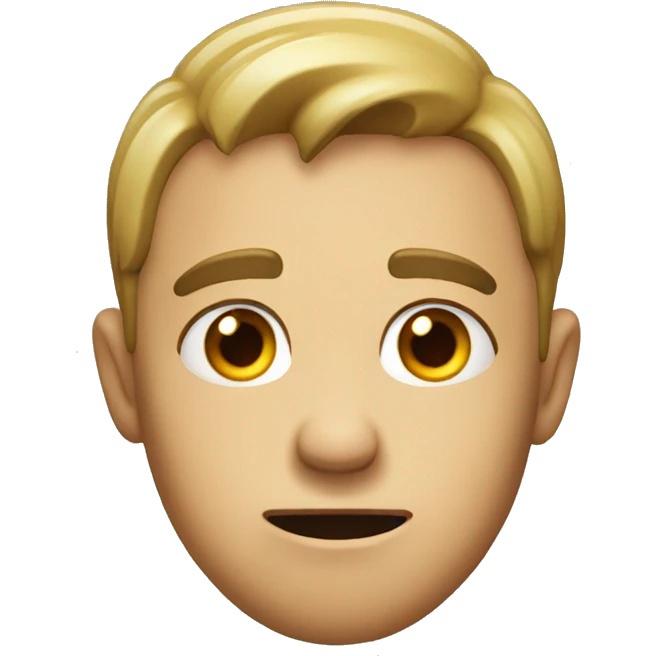 Trouble face emoji