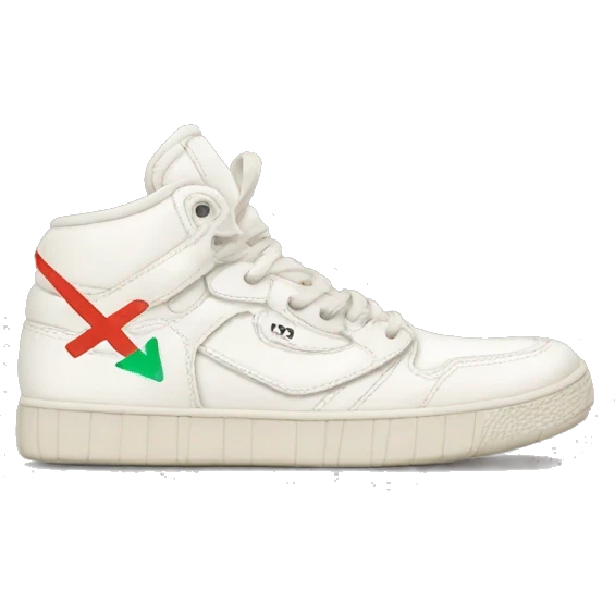 Create a Off-White sneaker emoji