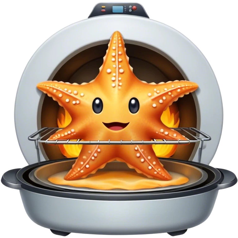 Star fish in the oven emoji