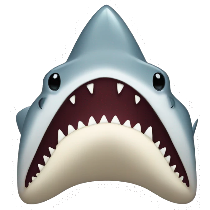 one shark tooth emoji
