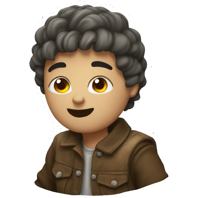 apontando emoji