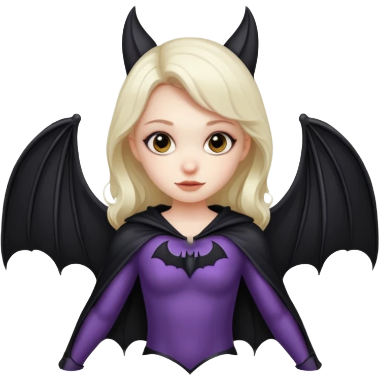 Vampir, Girl, Bat emoji