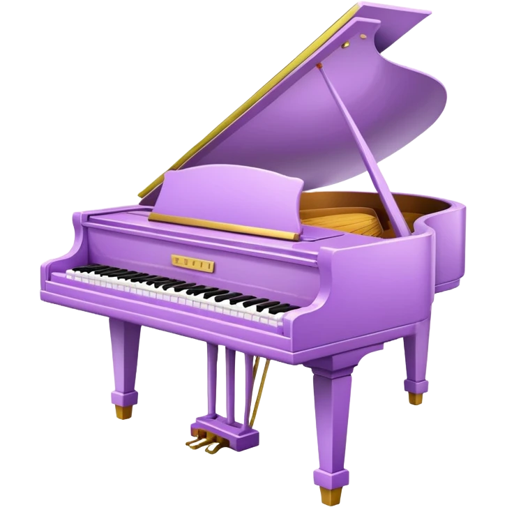 Light purple piano emoji