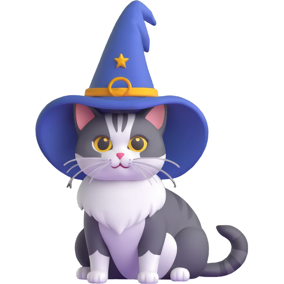 wizard cat emoji