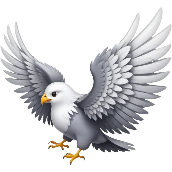 Black wing White wing  emoji