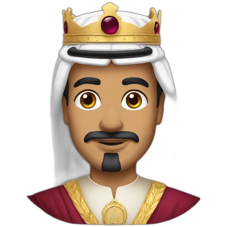 king of qatar emoji