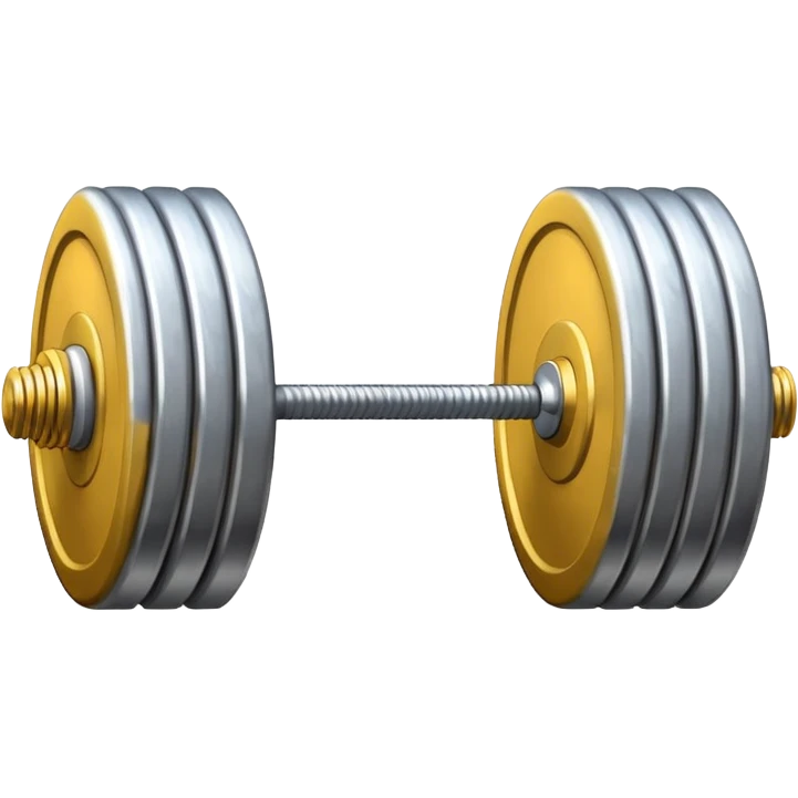 single barbell emoji