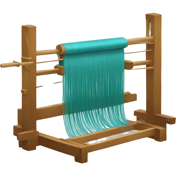 Weaving loom emoji