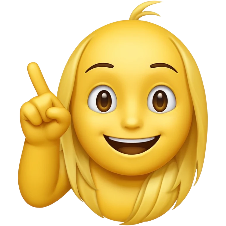 google style emoji, pointing with fingers to the side like "eheh" emoji