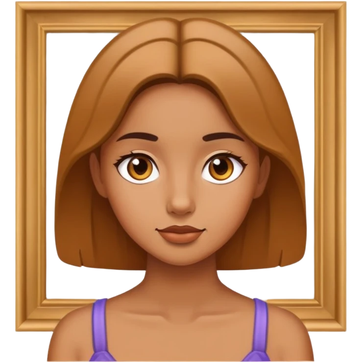 Girl in gallery emoji