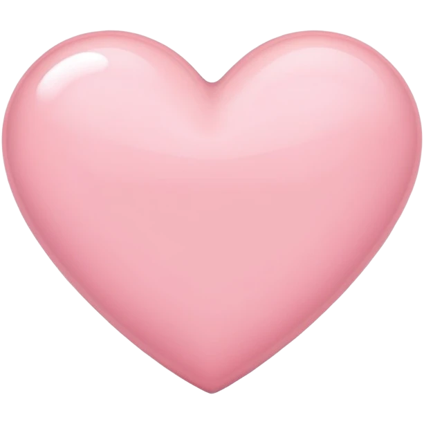 light pink heart emoji