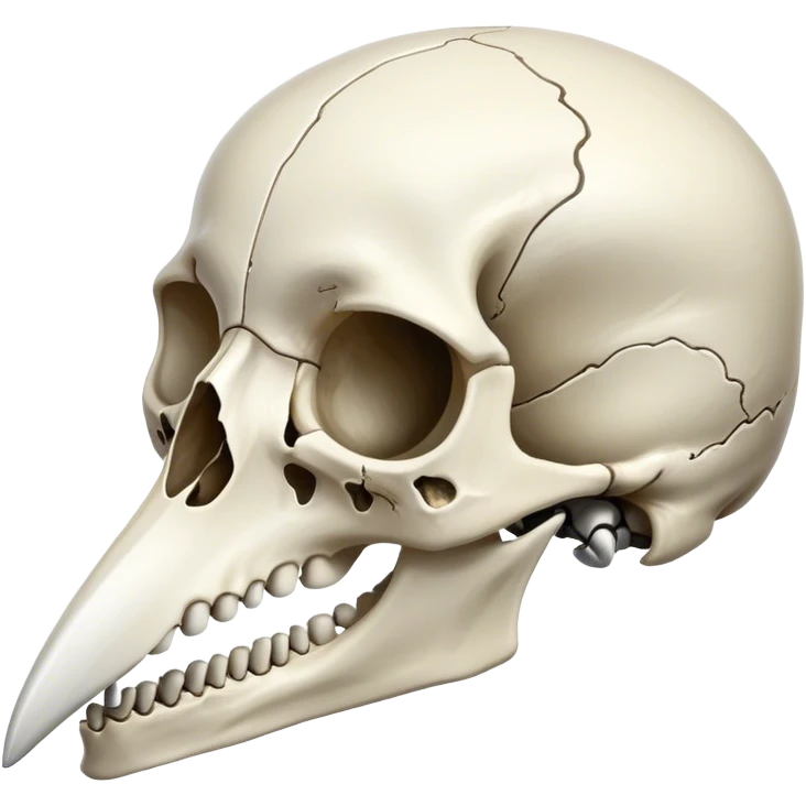 Bird skull emoji