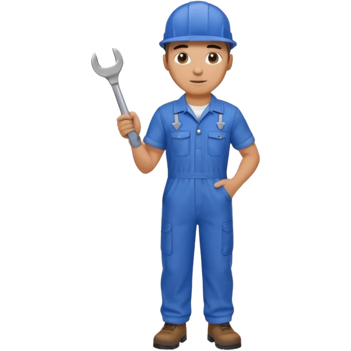 mechanic full body emoji